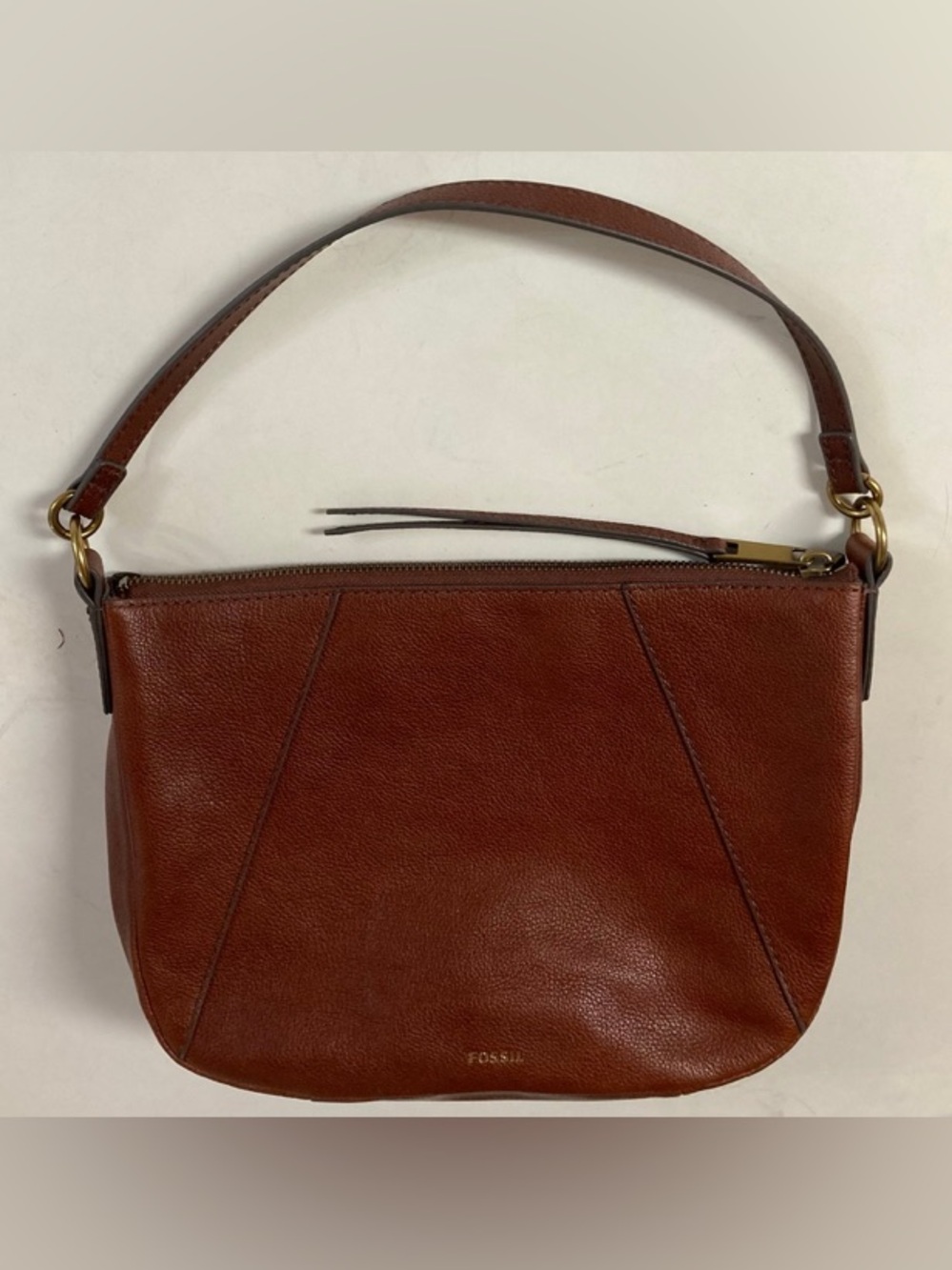 Fossil Brown Leather Skyler Bag
